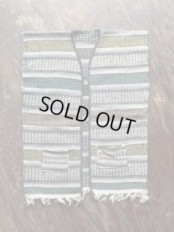 画像1: VINTAGE 70s MEXICAN RUG VEST (4)