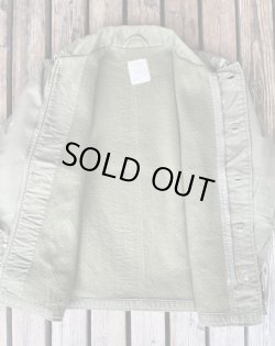 画像7: 80s USN A-2 DECK JACKET KHAKI GREEN L (8)