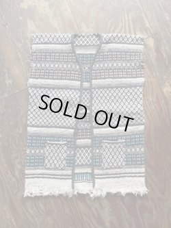 画像1: VINTAGE 70s MEXICAN RUG VEST (5)