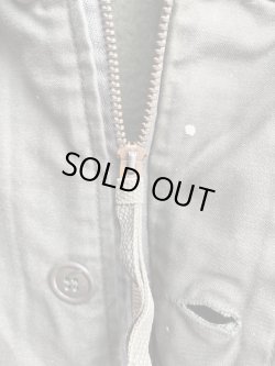 画像6: 80s USN A-2 DECK JACKET KHAKI GREEN L (8)