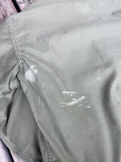 画像11: 80s USN A-2 DECK JACKET KHAKI GREEN M (15)