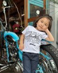 SIXHELMETS CHOPPERS “LIVE TO RIDE RIDE TO LIVE” T-SHIRT KIDS SIZE WHITE