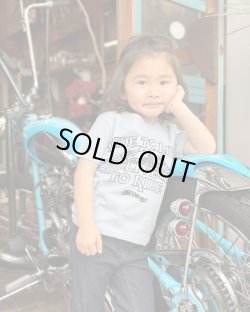 画像1: SIXHELMETS CHOPPERS “LIVE TO RIDE RIDE TO LIVE” T-SHIRT KIDS SIZE SAXE