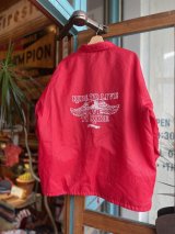 SIXHELMETS CHOPPERS “LIVE TO RIDE RIDE TO LIVE” VTG COACH JACKET RED XXL