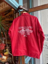 SIXHELMETS CHOPPERS “LIVE TO RIDE RIDE TO LIVE” VTG COACH JACKET RED