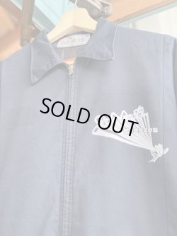 画像4: SIXHELMETS CHOPPERS DRAWN BY HOODOOMAN VTG WORK JACKET NAVY M