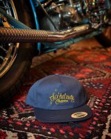 SIXHELMETS CHOPPERS CAP DRAWN BY BOULEVARD FEVER ART NAVY×GOLD