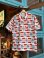 画像1: VINTAGE 70s WINSTON CIGARETTE “HOW GOOD IT IS” PATTERNED ALL OVER HALF ZIPUP POLYESTER SHIRT M (1)