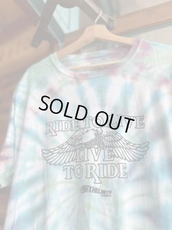 画像2: SIXHELMETS  LIVE TO RIDE RIDE TO LIVE TIE DYE T-SHIRT 2XL