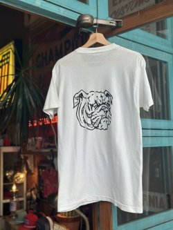 画像2: VINTAGE 80-90s BULLDOG FACE T-SHIRT L