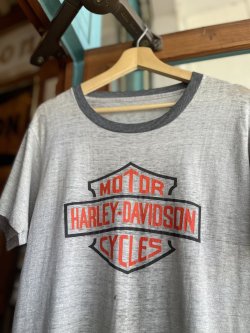 画像3: VINTAGE 80s HARLEY DAVIDSON BAR&SHIELD KEYSTONE RINGER T-SHIRT 