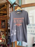 VINTAGE 80s HARLEY DAVIDSON MOTORCYCLE BY THE PEOPLE FOR THE PEOPLE T-SHIRT L