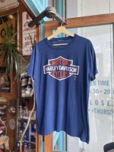 VINTAGE 80s HARLEY DAVIDSON BAR&SHIELD POOLE’S OFFICIAL T-SHIRT 