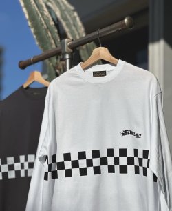 画像4: SIXHELMETS CHOPPERS CHECKER LINE L/S T-SHIRT WHITE