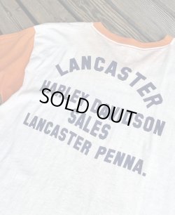 画像6: 70s HARLEY DAVIDSON LANCASTER NO1 LOGO TWO TONE T-SHIRT