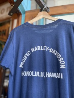 画像4: VINTAGE 80s HARLEY DAVIDSON WING LOGO HAWAII  T-SHIRT 