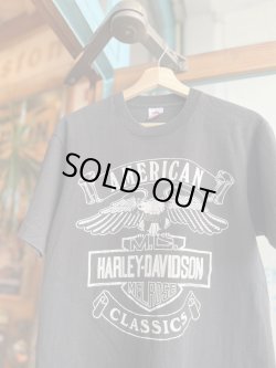 画像4: 90s HARLEY DAVIDSON AMERICAN CLASSICS EAGLE LOGO  T-SHIRT M