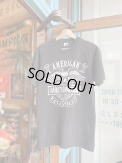 画像1: 90s HARLEY DAVIDSON AMERICAN CLASSICS EAGLE LOGO  T-SHIRT M