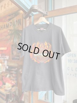 画像1: 1999 HARLEY DAVIDSON BAR&SHIELD  FLAMES T-SHIRT L