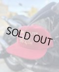 SIXHELMETS “LIVE TO RIDE RIDE TO R LIVE” CORDUROY CAP RED