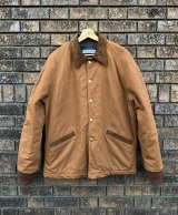 THE GOOD DUCK CAR CLUB JACKET BROWN