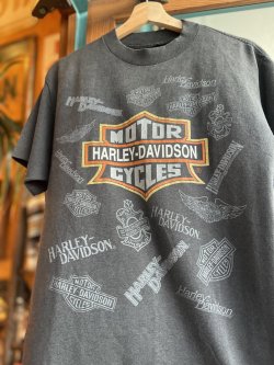 画像3: VINTAGE 80s HARLEY DAVIDSON BAR&SHIELD T-SHIRT 