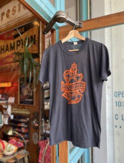 画像1: VINTAGE 80s HARLEY DAVIDSON OSK LEAF T-SHIRT L