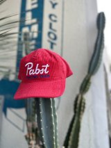 PABST BLUE RIBBON BEER RACING TEAM CORDUROY CAP RED