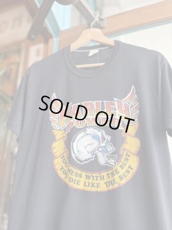 画像4: VINTAGE 70s HARLEY DAVIDSON HARLEY POWER SKULL T-SHIRT L