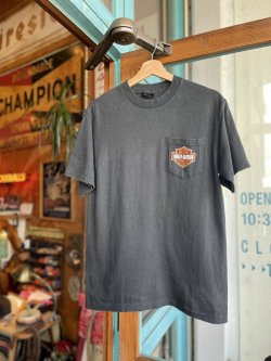 画像1: 1995 HARLEY DAVIDSON BIKE WEEK POCKET T-SHIRT M