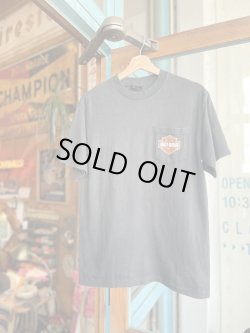 画像1: 1995 HARLEY DAVIDSON BIKE WEEK POCKET T-SHIRT M