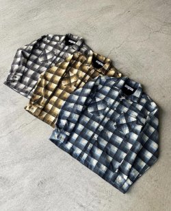 画像8: THE GOOD PRINT FLANNEL SHIRT YELLOW