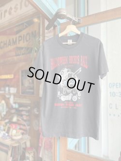 画像1: 1995 HALLOWEEN BIKERS BALL MOTORCYCLE T-SHIRT L