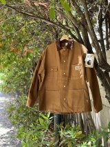 NOS 80s-90s CARHARTT CHORE COAT CORDUROY COLLAR MADE IN USA 46