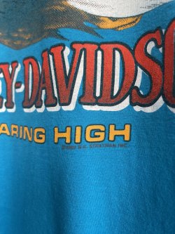 画像5: VINTAGE 1989 HARLEY DAVIDSON EAGLE LOGO T-SHIRT L