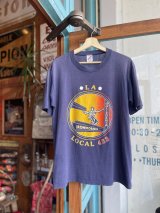 VINTAGE 80s CALIFORNIA IRON-WAKERS T-SHIRT L