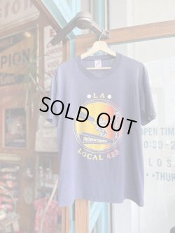 画像1: VINTAGE 80s CALIFORNIA IRON-WAKERS T-SHIRT L