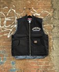 SIXHELMETS CHOPPERS WORK LINED VEST DRAWN BY POTS DESIGN