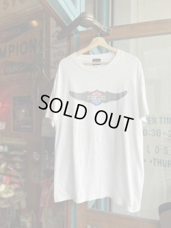 画像1: 90s HARLEY DAVIDSON BAR&SHIELD WING LOGO T-SHIRT XL
