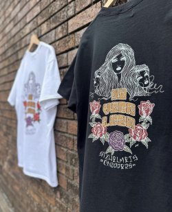 画像3: SIXHELMETS CHOPPERS “MI VIDA LOCA” T-SHIRT DRAWN BY BOULEVARD FEVER ART BLACK
