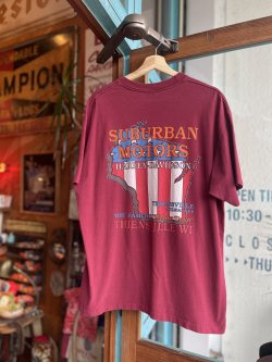 画像2: 1996 HARLEY DAVIDSON EAGLE LOGO SUBURBAN MOTORS T-SHIRT XL