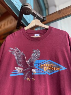 画像4: 1996 HARLEY DAVIDSON EAGLE LOGO SUBURBAN MOTORS T-SHIRT XL