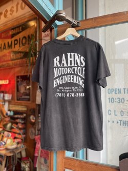 画像2: 90s HARLEY DAVIDSON RAHNS MOTORCYCLE ENGINEERING T-SHIRT L