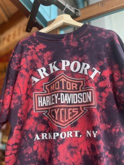 画像4: 90s HARLEY DAVIDSON BAR&SHIELD ARKPORT TIE DYE T-SHIRT 