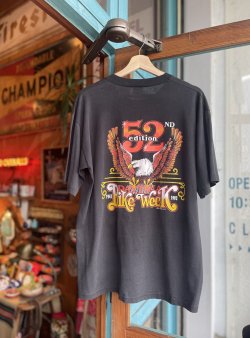 画像1: 1993 DAYTONA BIKE WEEK EAGLE LOGO POCKET T-SHIRT XL