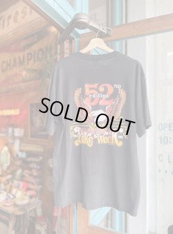 画像1: 1993 DAYTONA BIKE WEEK EAGLE LOGO POCKET T-SHIRT XL