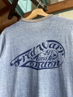 画像4: VINTAGE 70s FRED WALL LONDON KNUCKLEHEAD RINGER T-SHIRT 