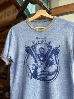 画像3: VINTAGE 70s FRED WALL LONDON KNUCKLEHEAD RINGER T-SHIRT 