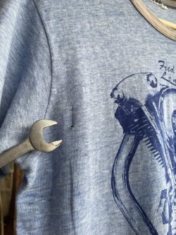 画像8: VINTAGE 70s FRED WALL LONDON KNUCKLEHEAD RINGER T-SHIRT 