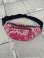 画像1: BANDANA REMAKE PAISLEY FANNY PACK FROM US MADE BANDANA RED (1)